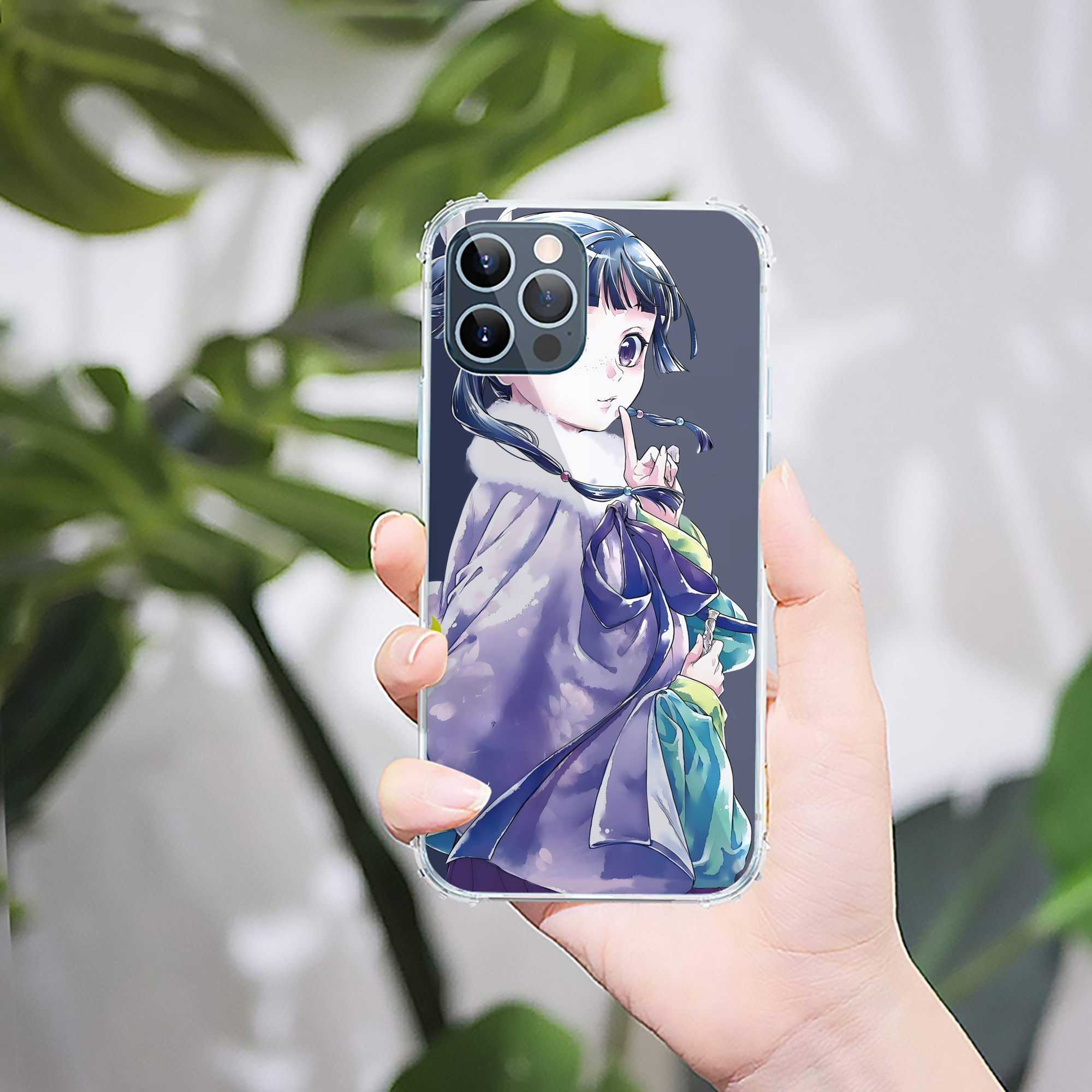 （画像用） 薬屋のひとりごと The Apothecary Diaries 【iPhone 12シリーズ対応】透明スマホケース（クリアソフトケース）